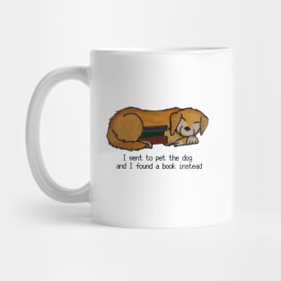 Dog and Books Mug